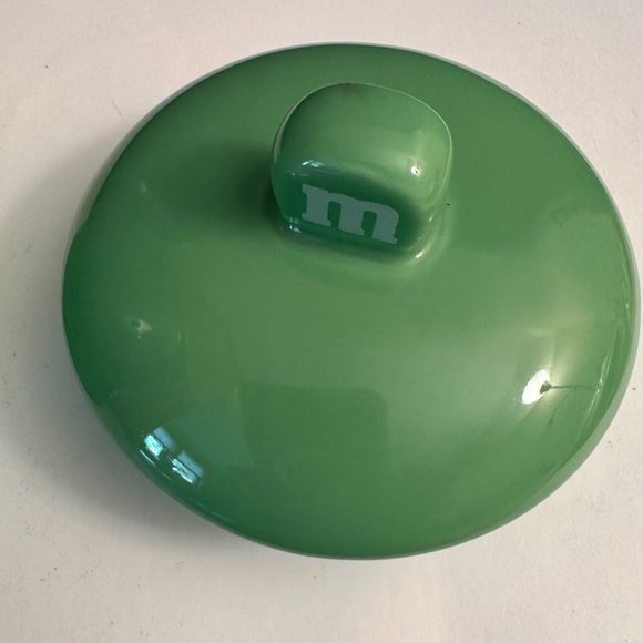 M & M  7"  GREEN LADY CERAMIC CANISTER JAR - Picture 5 of 6